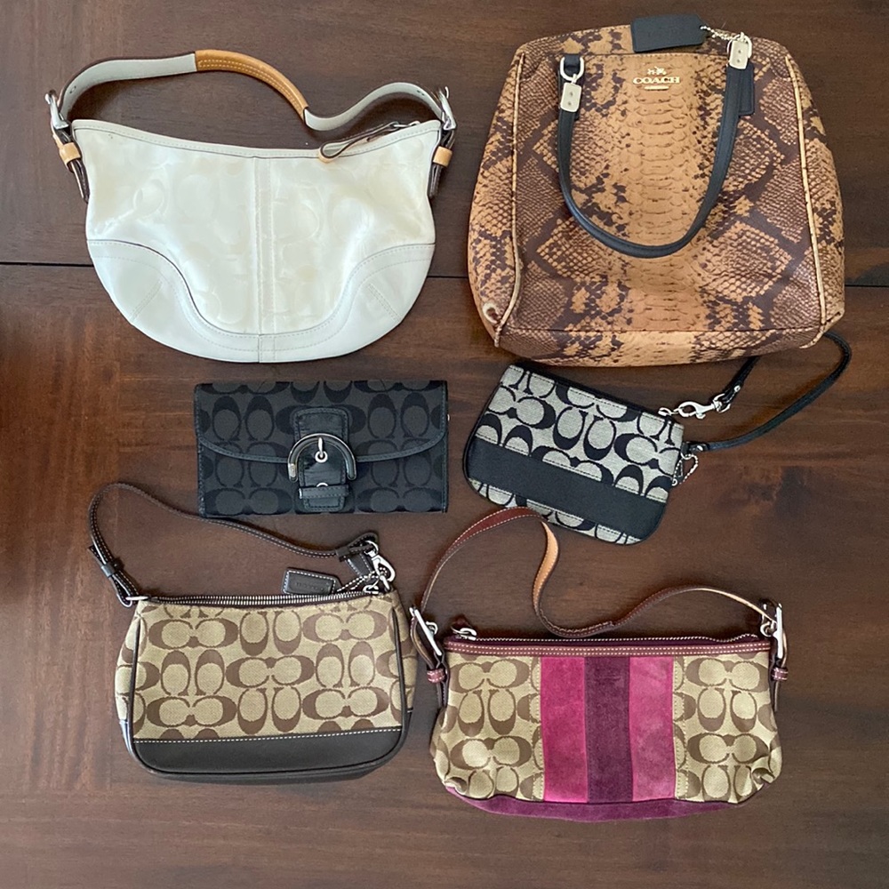 Various Coach bag lot